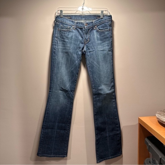 Citizens of Humanity Jeans Kelly#1 Stretch Low Waist Boot Cut 98% Cotton Size 28 - Picture 2 of 16